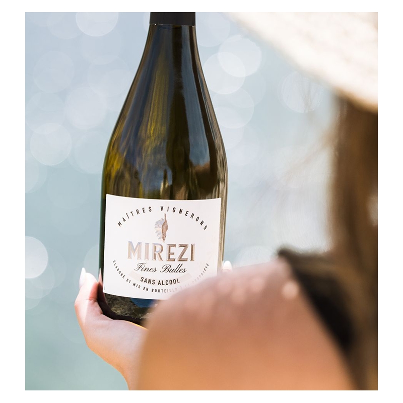 Mirezi - Fines Bulles - Sans Alcool - Muscat pétillant  9,00 €