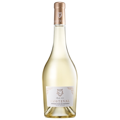 Costeval - AOP Côteaux d'Aix-en-Provence Blanc  10,50 €