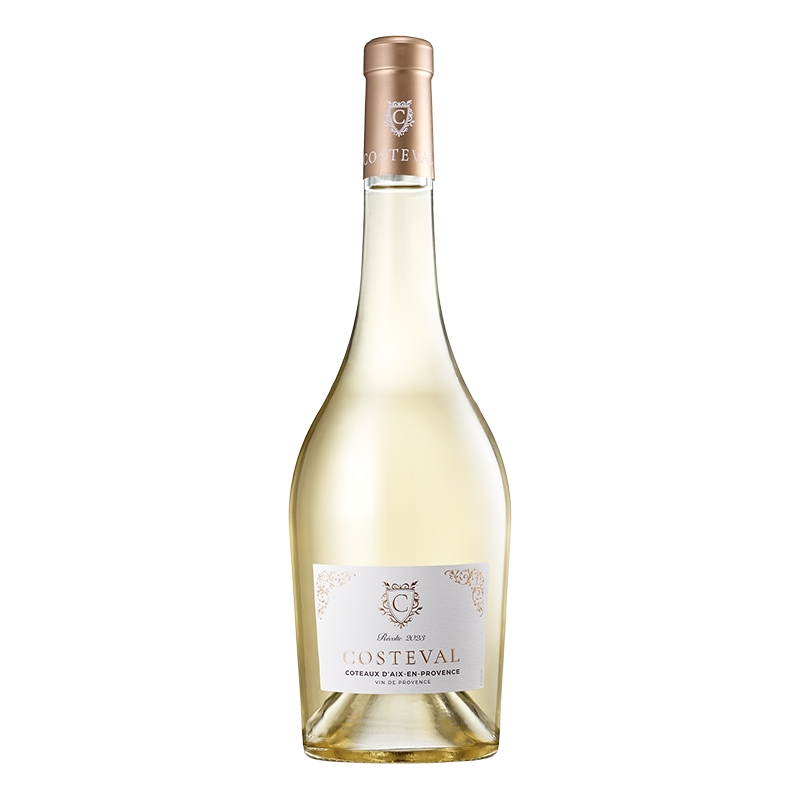 Costeval - AOP Côteaux d'Aix-en-Provence Blanc  10,50 €