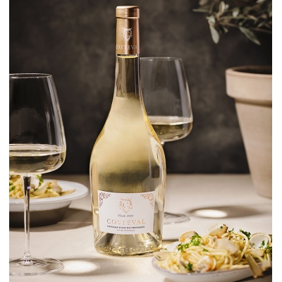 Costeval - AOP Côteaux d'Aix-en-Provence Blanc  10,50 €