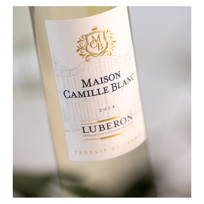Maison Camille Blanc - AOP Luberon Blanc  7,50 €