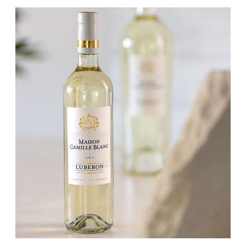 Maison Camille Blanc - AOP Luberon Blanc  7,50 €