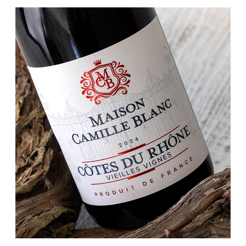 Maison Camille Blanc - Côtes du Rhône Rouge - Vieilles Vignes 8,90 €