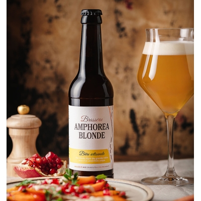 Brasserie Amphorea - Bière Blonde Artisanale - 33cl  3,50 €