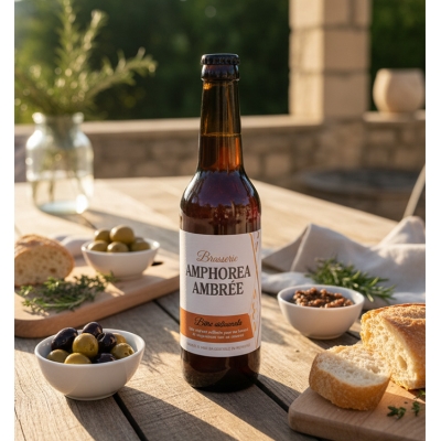 Brasserie Amphorea - Bière Ambrée Artisanale - 33cl  3,50 €