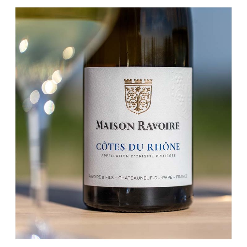 Maison Ravoire - AOP Côtes du Rhône Blanc  8,50 €