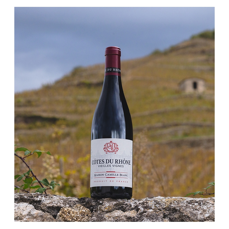 Maison Camille Blanc - Côtes du Rhône Rouge - Vieilles Vignes  8,90 €