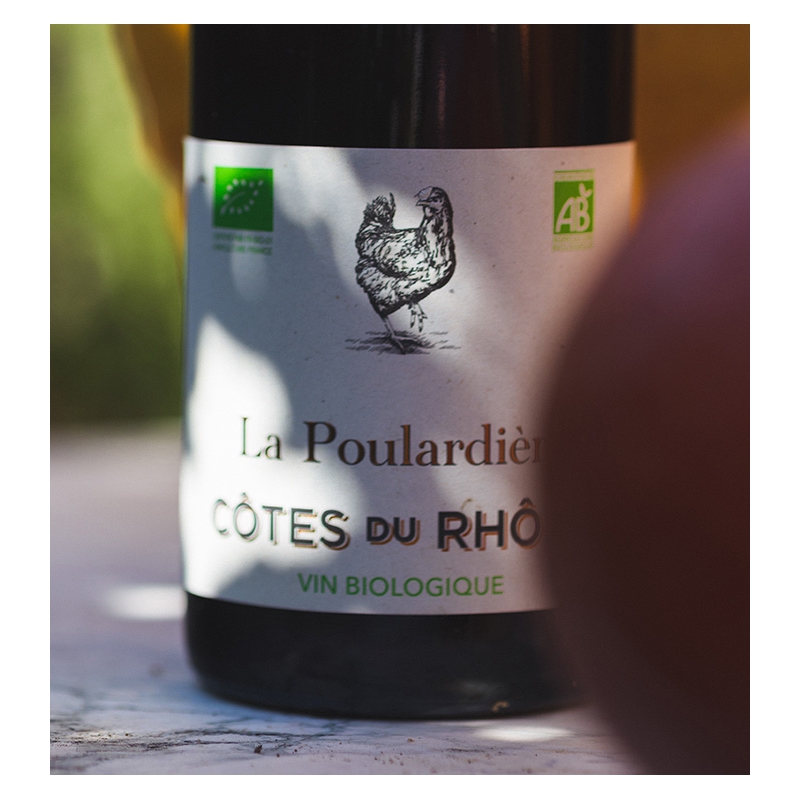 La Poulardière - AOP Côtes du Rhône BIO  8,50 €