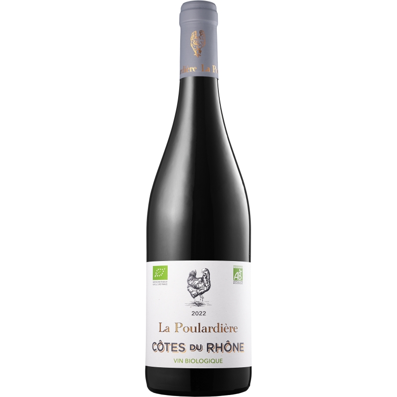 La Poulardière - AOP Côtes du Rhône BIO Rouge  8,50 €