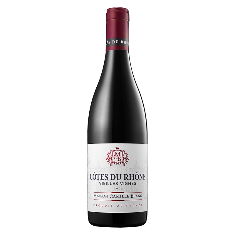 Maison Camille Blanc - Côtes du Rhône Rouge - Vieilles Vignes  8,90 €