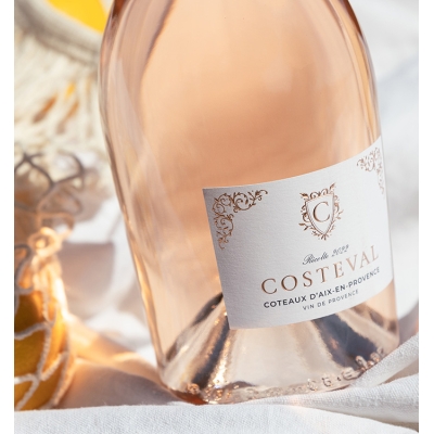 Costeval - AOP Côteaux d'Aix en Provence Rosé  9,50 €